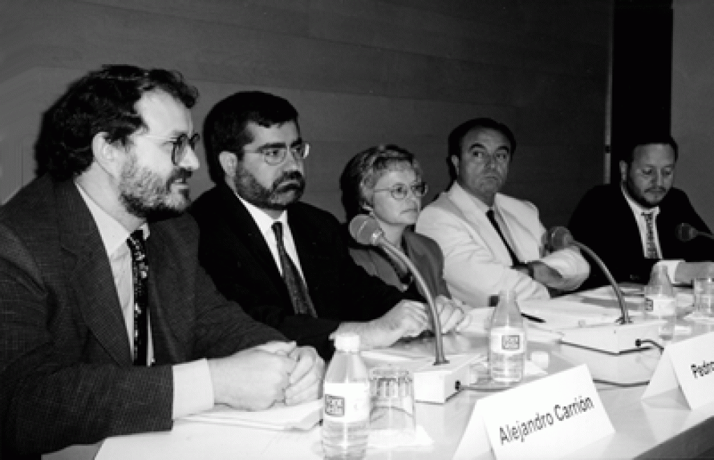Alejandro Carrión Gútiez, Pedro Hípola Ruiz, Magdalena Vinent Gener, Josep-Maria Boixareu Vilaplana y José Antonio Millán González